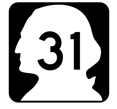 Washington State Route 31 Sticker R2800 Highway Sign Road Sign