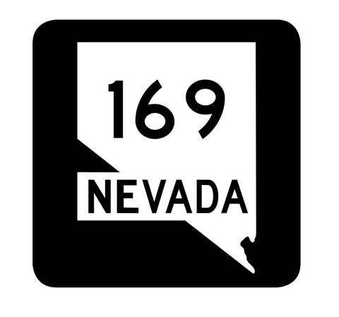 Nevada State Route 169 Sticker R2998 Highway Sign Road Sign