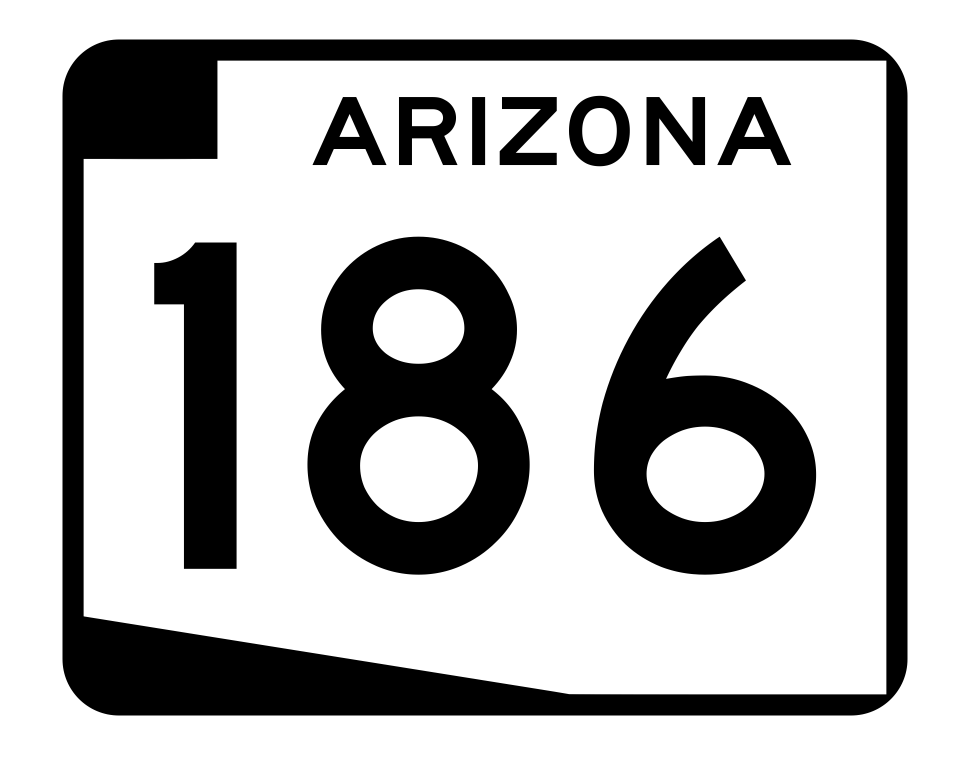 Arizona State Route 186 Sticker R2742 Highway Sign Road Sign