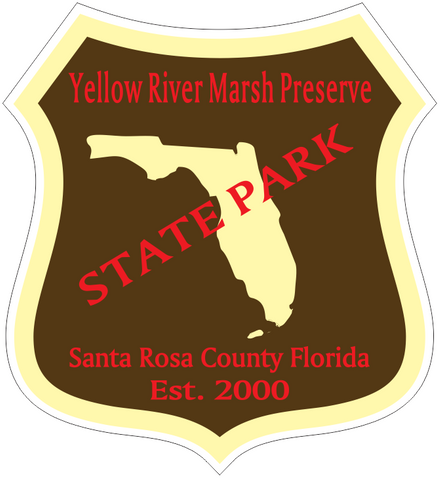 Yellow River Marsh Preserve Florida State Park Sticker R6812