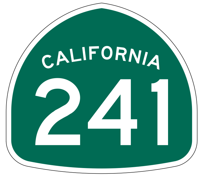 California State Route 241 Sticker Decal R1296 Highway Sign - Winter Park Products