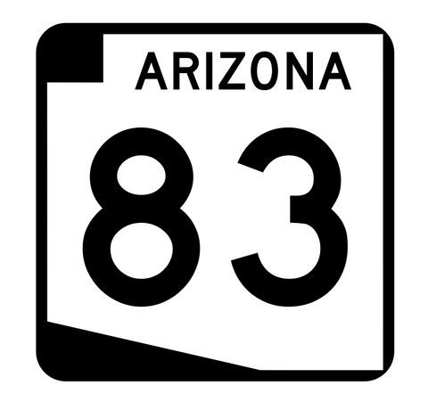Arizona State Route 83 Sticker R2720 Highway Sign Road Sign