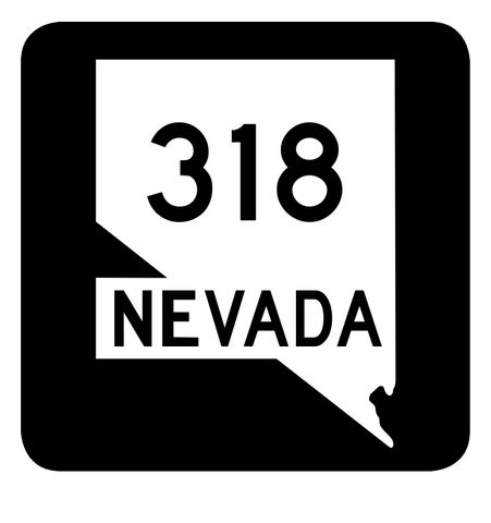 Nevada State Route 318 Sticker R3030 Highway Sign Road Sign