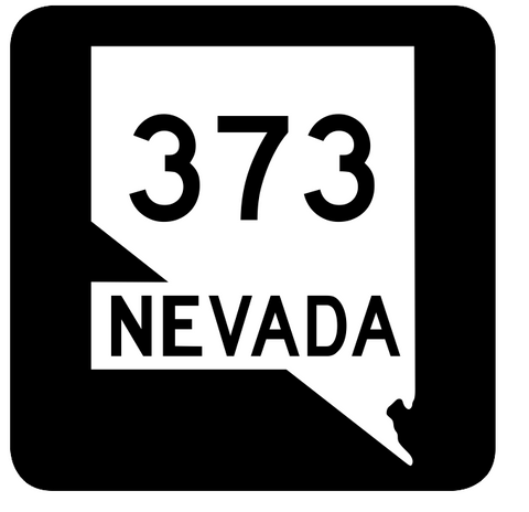 Nevada State Route 373 Sticker R3045 Highway Sign Road Sign
