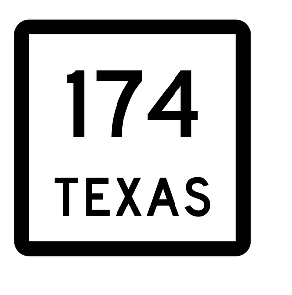 Texas State Highway 174 Sticker Decal R2472 Highway Sign – Winter Park ...