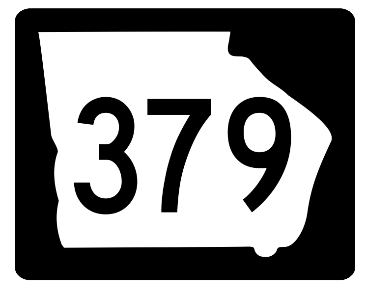 Georgia State Route 379 Sticker R4040 Highway Sign Road Sign Decal