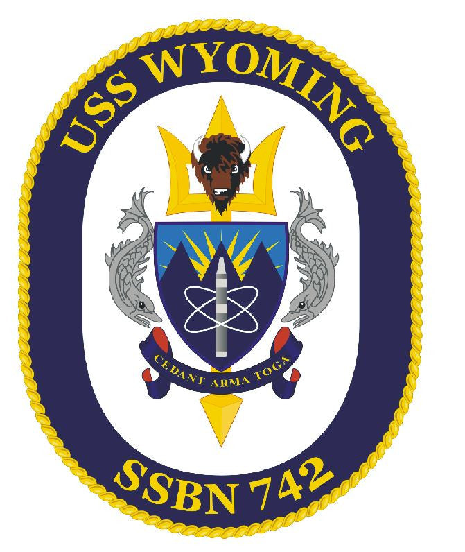 USS Wyoming Sticker Military Armed Forces Navy Decal M222 - Winter Park Products