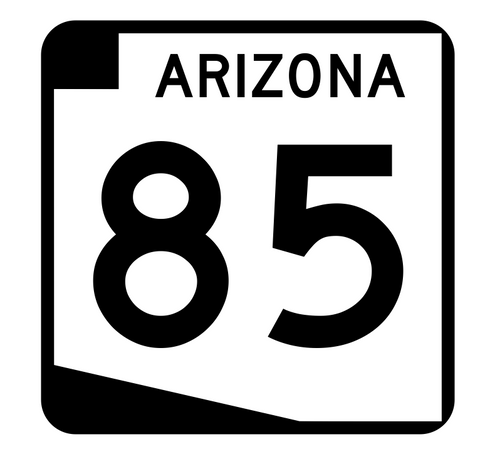 Arizona State Route 85 Sticker R2722 Highway Sign Road Sign