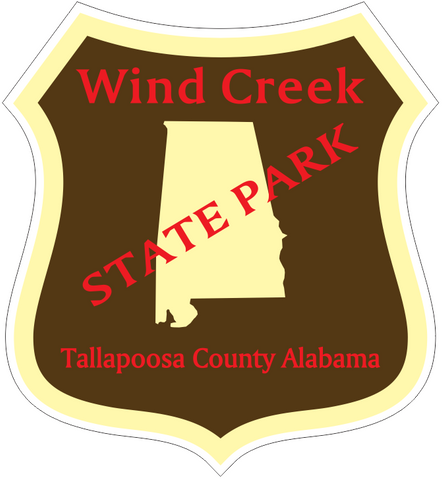 Wind Creek Alabama State Park Sticker R6848