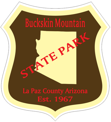 Buckskin Mountain Arizona State Park Sticker R6957