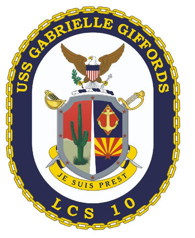 USS Gabrielle Giffords Sticker Military Armed Forces Navy Decal M243 - Winter Park Products