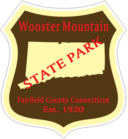 Wooster Mountain Connecticut State Park Sticker R6955