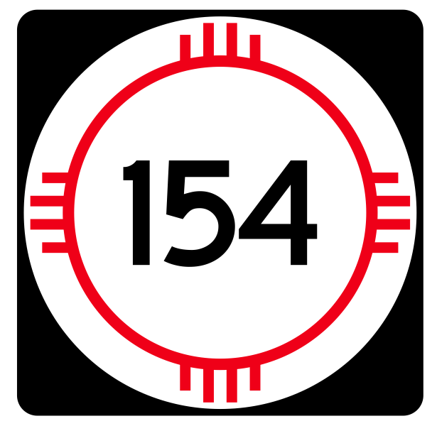 New Mexico State Road 154 Sticker R4154 Highway Sign Road Sign Decal