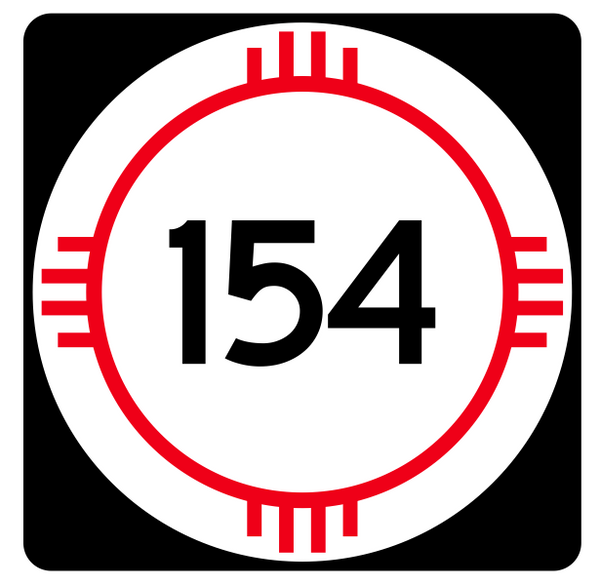 New Mexico State Road 154 Sticker R4154 Highway Sign Road Sign Decal ...