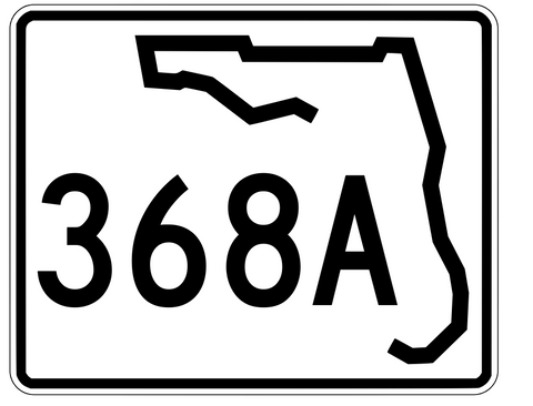 Florida State Road 368A Sticker Decal R1545 Highway Sign - Winter Park Products