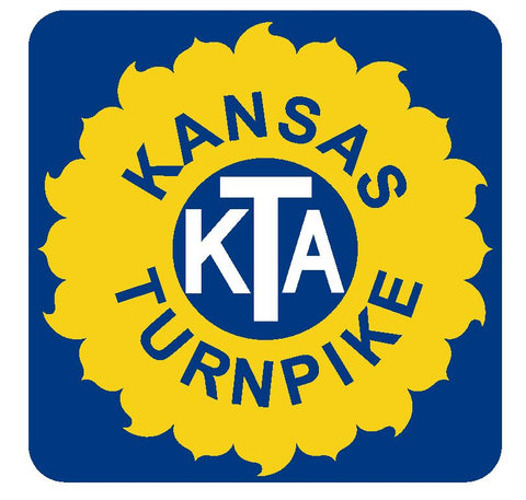 Kansas Turnpike Sticker R3682 Highway Sign Road Sign