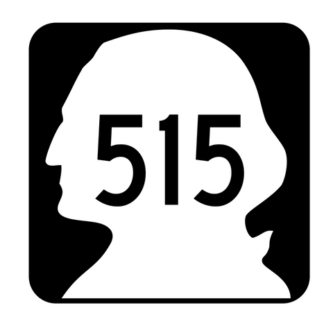 Washington State Route 515 Sticker R2931 Highway Sign Road Sign
