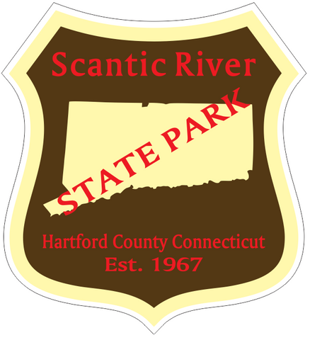 Scantic River Connecticut State Park Sticker R6934