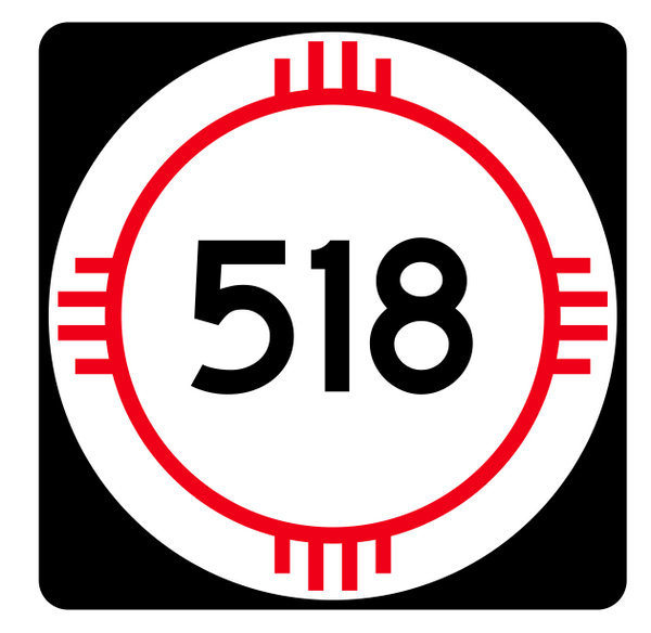 New Mexico State Road 518 Sticker R4198 Highway Sign Road Sign Decal ...