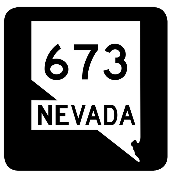 Nevada State Route 673 Sticker R3123 Highway Sign Road Sign – Winter ...
