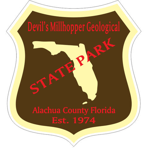 Devil's Millhopper Geological Florida State Park Sticker R6713