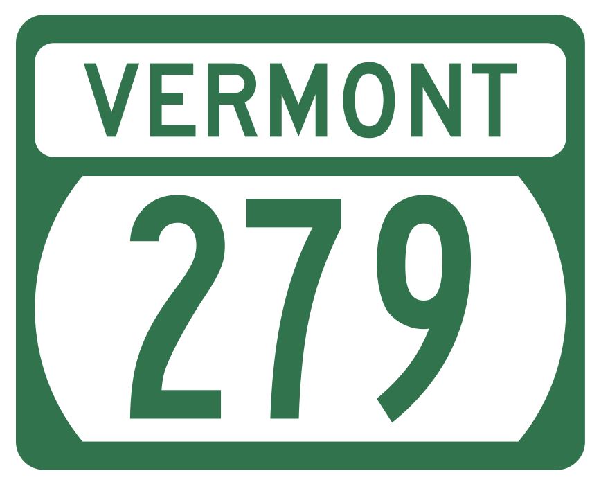 Vermont State Highway 279 Sticker Decal R5348 Highway Route Sign