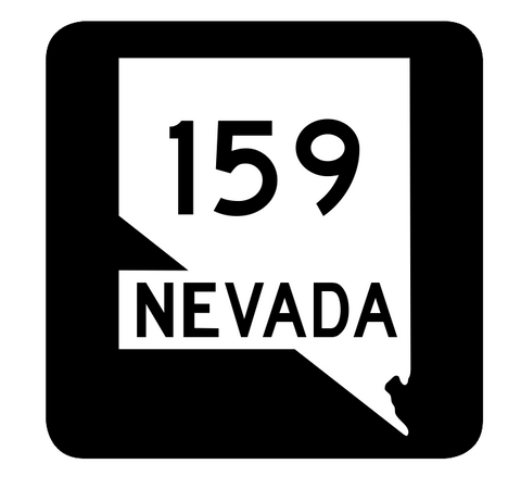Nevada State Route 159 Sticker R2989 Highway Sign Road Sign