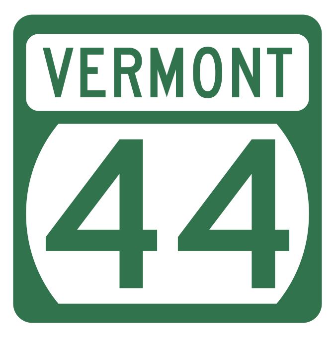 Vermont State Highway 44 Sticker Decal R5288 Highway Route Sign
