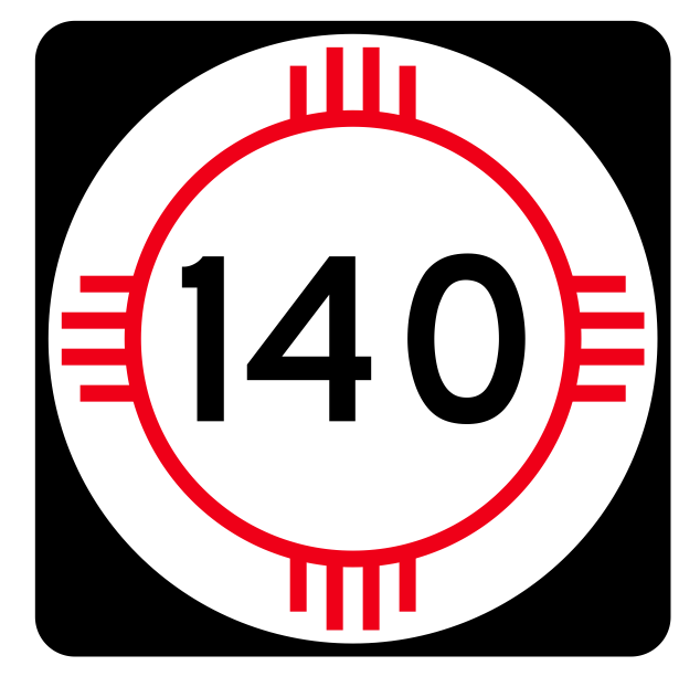 New Mexico State Road 140 Sticker R4150 Highway Sign Road Sign Decal