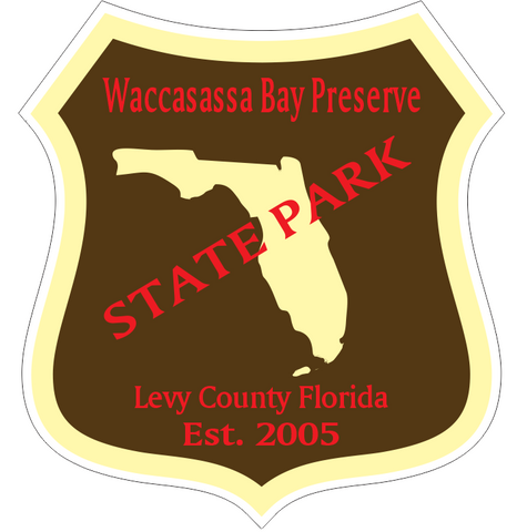 Waccasassa Bay Preserve Florida State Park Sticker R6803