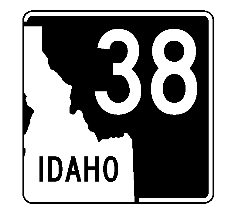 Idaho State Highway 38 Sticker Decal R1056 Highway Sign Road Sign - Winter Park Products