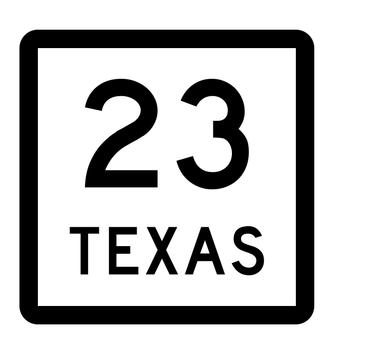 Texas State Highway 23 Sticker Decal R2277 Highway Sign - Winter Park Products