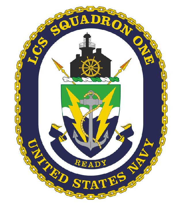 LCS Squadron One Sticker Military Armed Forces Navy Decal M267 - Winter Park Products
