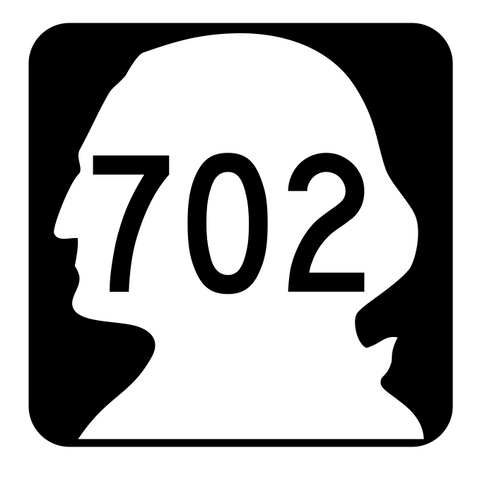 Washington State Route 702 Sticker R2959 Highway Sign Road Sign