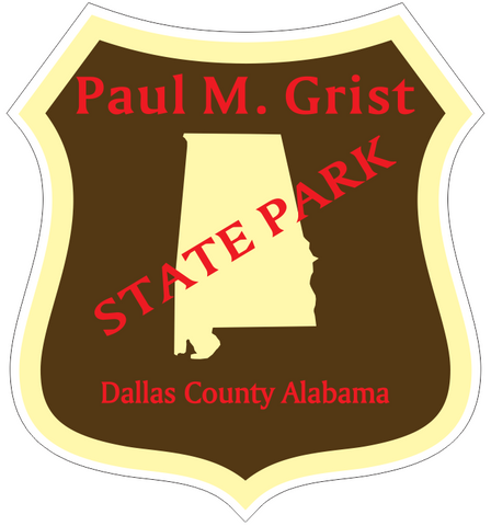 Paul M. Grist Alabama State Park Sticker R6855