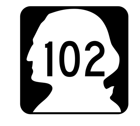 Washington State Route 102 Sticker R2806 Highway Sign Road Sign