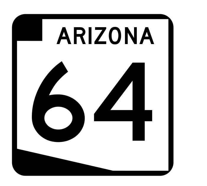 Arizona State Route 64 Sticker R2705 Highway Sign Road Sign