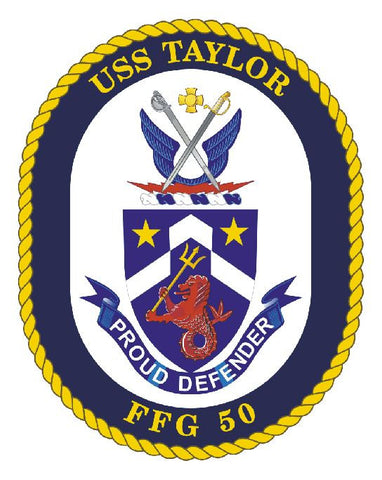 USS Taylor Sticker Military Armed Forces Decal M162 - Winter Park Products