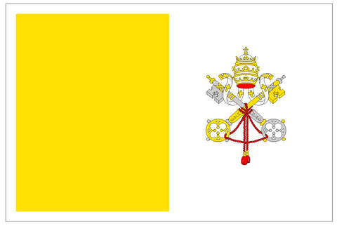 Vatican City Flag Sticker F708