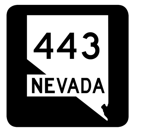 Nevada State Route 443 Sticker R3066 Highway Sign Road Sign