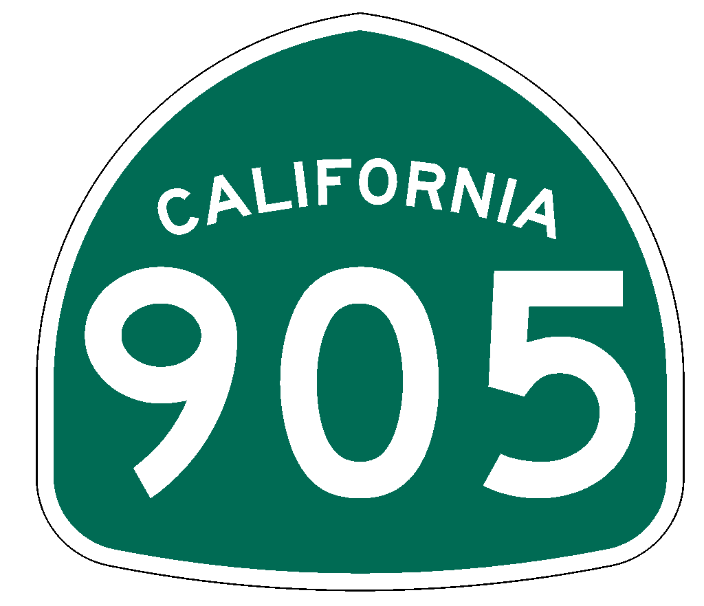 California State Route 905 Sticker Decal R986 Highway Sign Road Sign - Winter Park Products