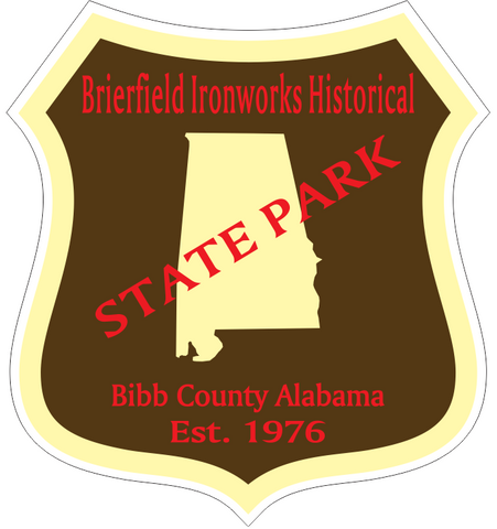 Brierfield Ironworks Historical Alabama State Park Sticker R6851