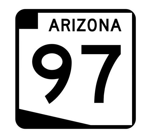 Arizona State Route 97 Sticker R2732 Highway Sign Road Sign