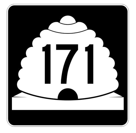 Utah State Highway 171 Sticker Decal R5489 Highway Route Sign