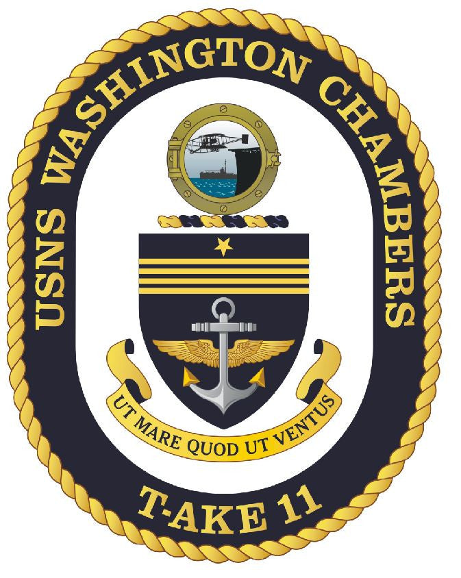 USNS Washington Chambers Sticker Military Armed Forces Navy Decal M249 - Winter Park Products