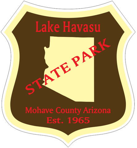Lake Havasu Arizona State Park Sticker R6966