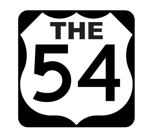 The Route 54 Sticker SP1915 Pack of 100