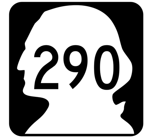 Washington State Route 290 Sticker R2893 Highway Sign Road Sign