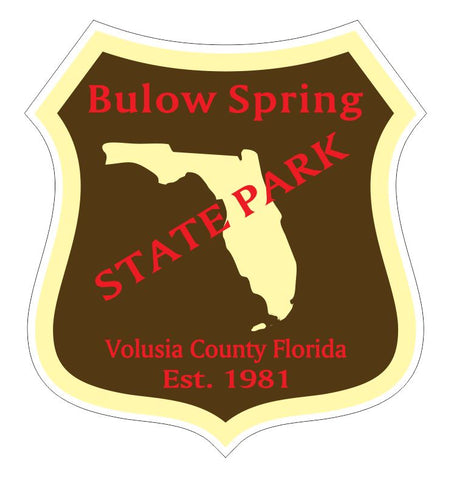 Bulow Spring State Park Sticker R3350 Florida