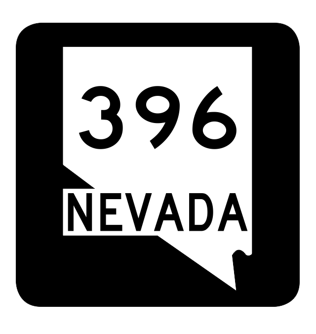 Nevada State Route 396Sticker R3052 Highway Sign Road Sign